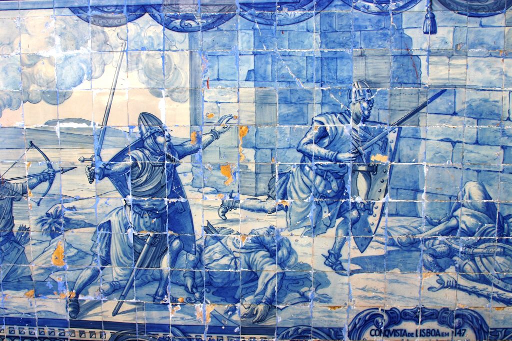 historical azulejo Lisbon miradouro de Santa Luzia
